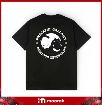 PGCO Shirt - Black (Black & White Cat)