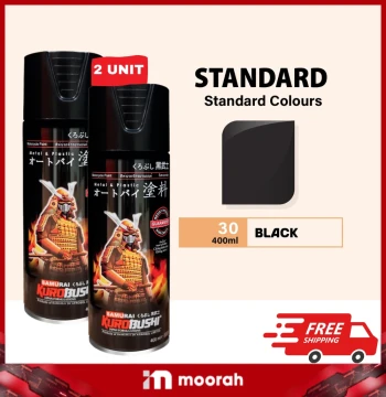 SAMURAI - [30 Black] [2 Cans]