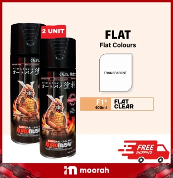 SAMURAI - [F1 Flat Clear] [2 Cans]